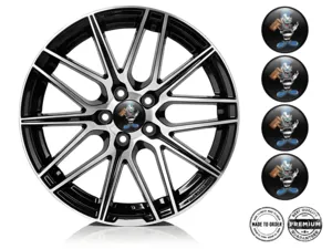 Emblema Rueda Racing Estilo Cúpula Premium Limitada